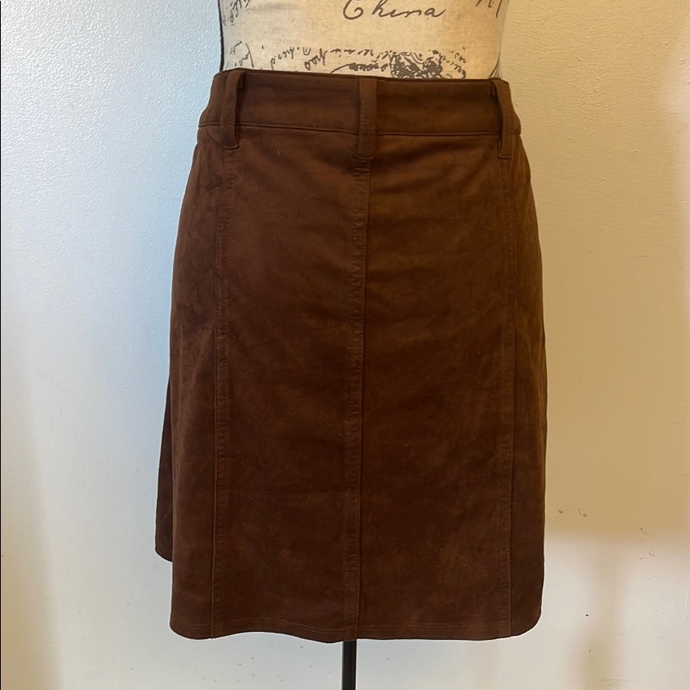 Mossimo Supply Co. Brown A-Line Knee-Length Skirt Size 4 - Picture 2 of 4